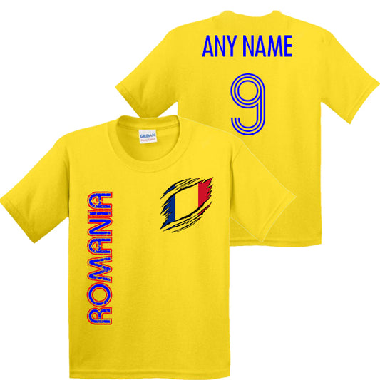 Romania Personalised Kids T-shirt