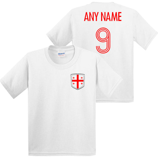 Georgia Personalised Kids Football T-shirt