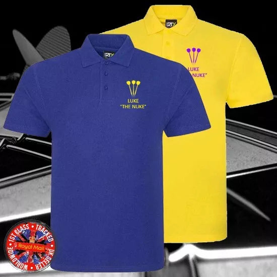 Luke Littler Kids Darts Fan Polo Shirt