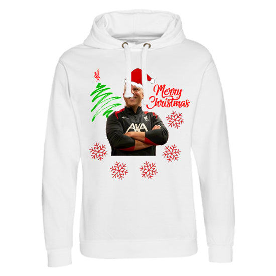 Arne Slot Liverpool Christmas Hoodie