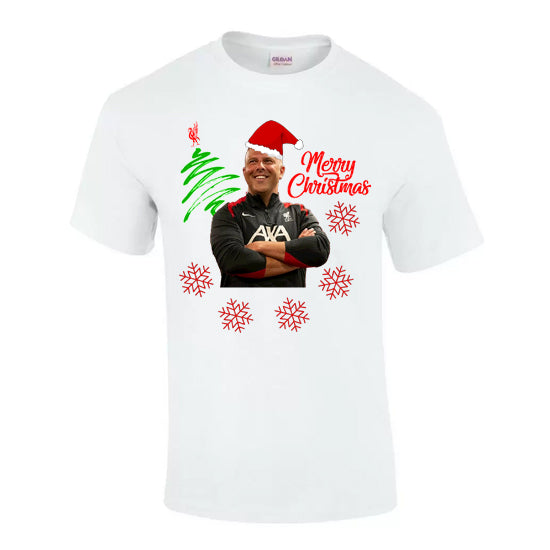 Arne Slot Liverpool Christmas T-shirt