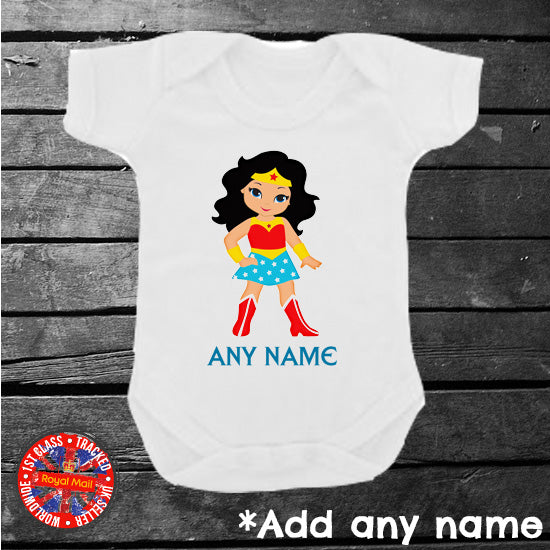 Wonder Girl Personalised Bodysuit