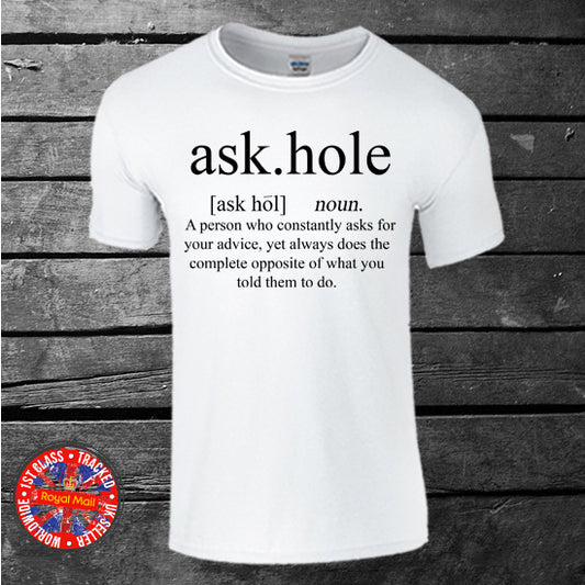 Ask Hole Urban Dictionary T-shirt