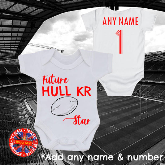 Hull KR "Future Star" Personalised Babygrow