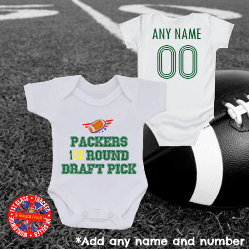 Packers 1st Round Draft Pick Personalised Bodysuit