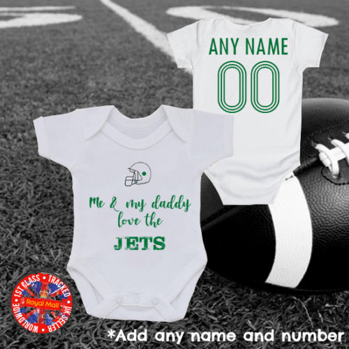 Me & My Daddy Love The Jets Personalised Bodysuit