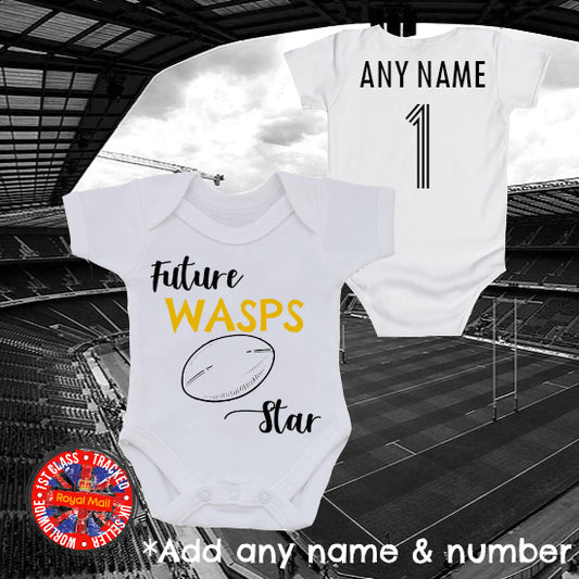 Future Wasps Star Personalised Bodysuit