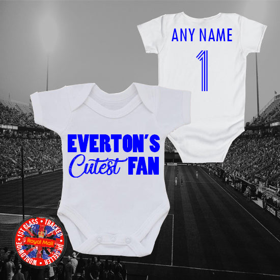 Everton's Cutest Fan Personalised Bodysuit