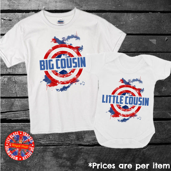 Captain Big Cousin - Little Cousin Matching Kids Set