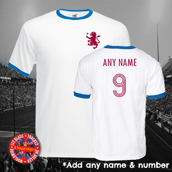 Aston Villa Personalised Ringer T-shirt