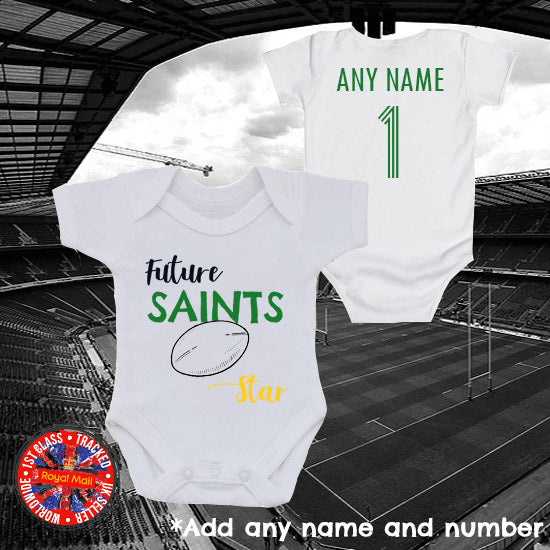 Future Saints Star Personalised Bodysuit