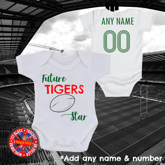 Future Tigers Star Personalised Bodysuit