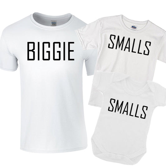 Biggie Smalls Matching T-shirt Set