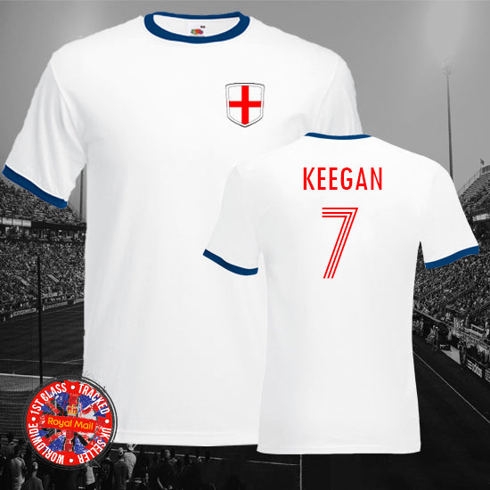 England Personalised & Legends Football Ringer T-shirt