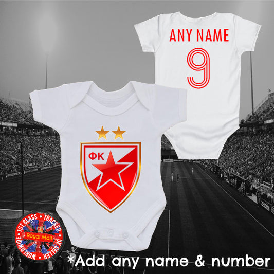 Crvena Zvezda Personalised Bodysuit