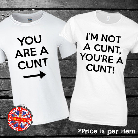 Adult Humour Matching T-shirt Set