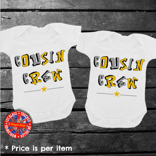 Cousin Crew Matching Babygrow Set