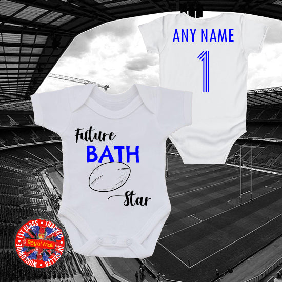 Future Bath Star" Personalised Bodysuit