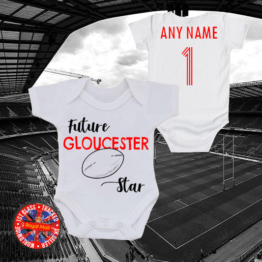 Future Gloucester Star Personalised Bodysuit