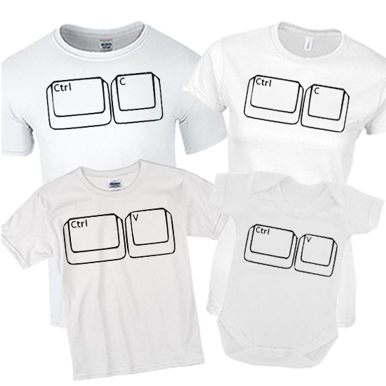 Copy & Paste Matching T-shirt Set