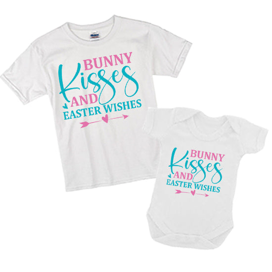 Bunny Kisses and Easter Wishes T-shirt Bodysuit