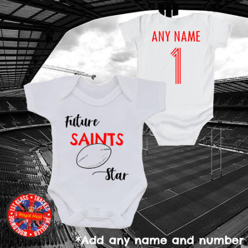 Future Saints Star Personalised Bodysuit