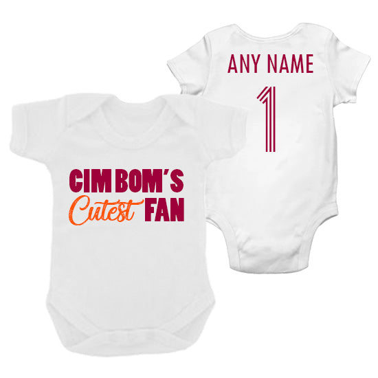 Galatasaray Cim Bom's Cutest Fan Personalised Bodysuit