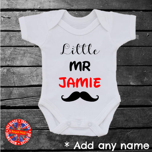 Little Mister Personalised Bodysuit