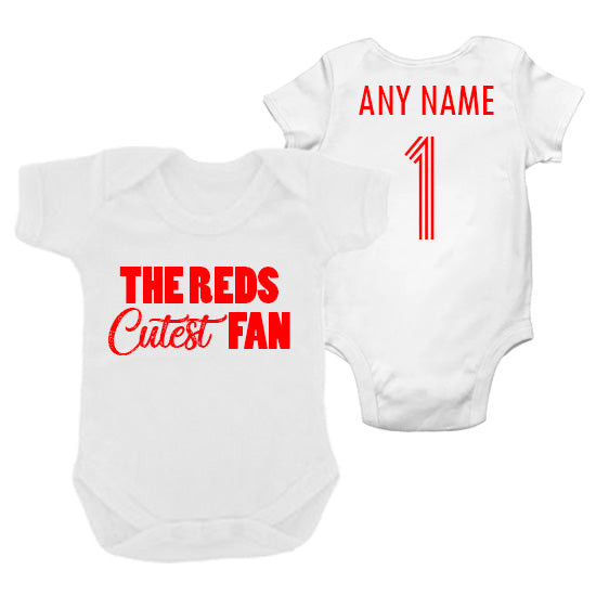 The Reds Cutest Fan Personalised Bodysuit