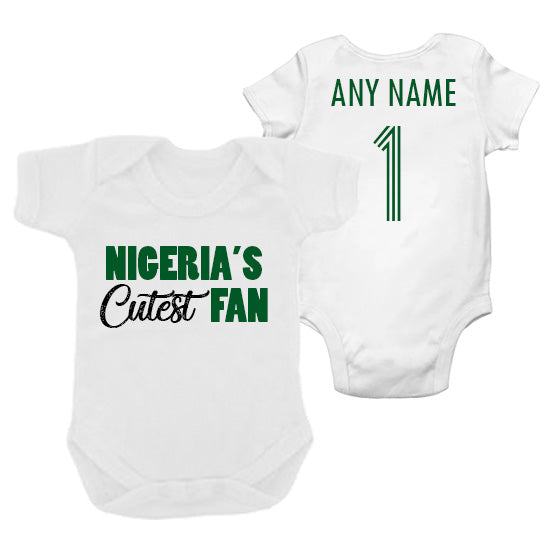 Nigeria's Cutest Fan Personalised Bodysuit