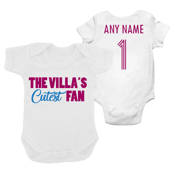 The Villa's Cutest Fan Personalised Bodysuit