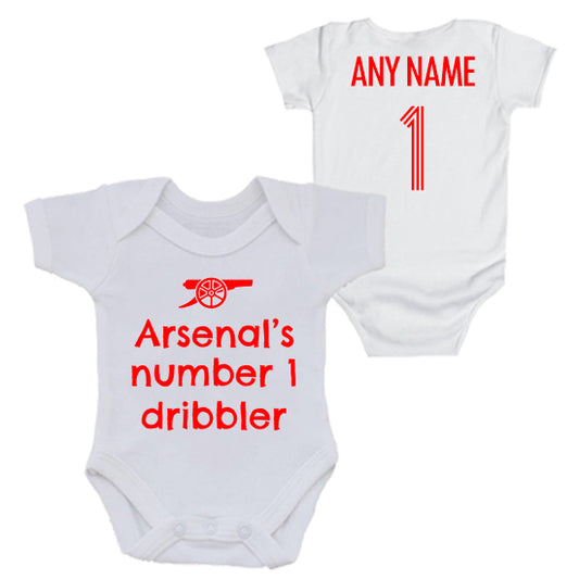 Arsenal's No.1 Dribbler Personalised Bodysuit