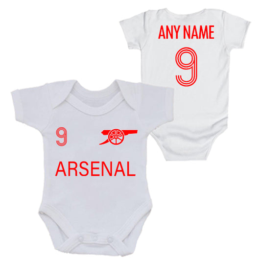 Arsenal Mini Kit Personalised Bodysuit