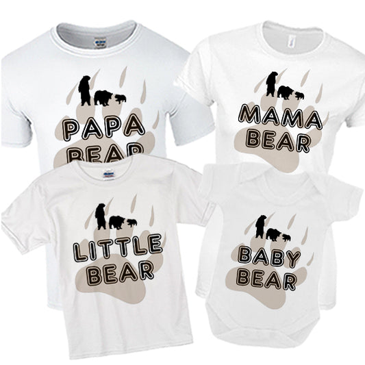 Family Bear Matching T-shirt Set