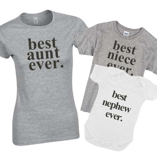 Best Aunt Ever Matching Set