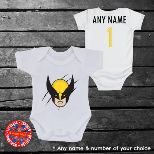 Wolverine X-Men Personalised Bodysuit