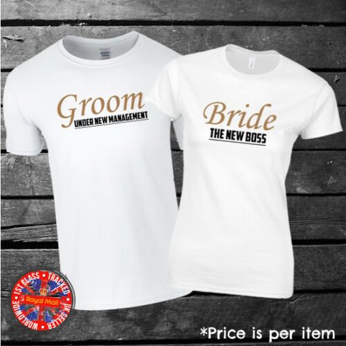 Bride & Groom Matching T-shirt Set