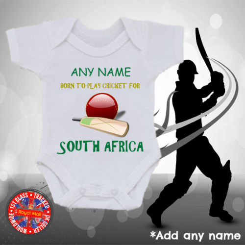 Born to play for South Africa Personalised Bodysuit