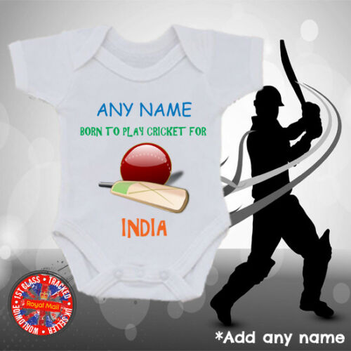 Born to play for India Personalised Bodysuit