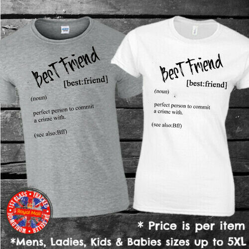 Best Friends Dictionary Definition Matching T-shirt Set