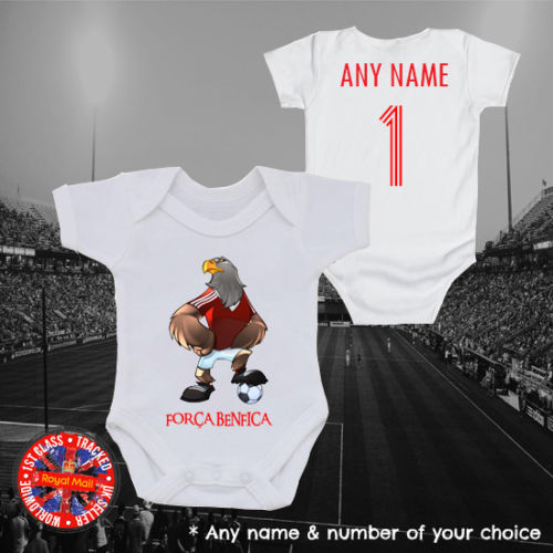 Benfica Personalised Bodysuit