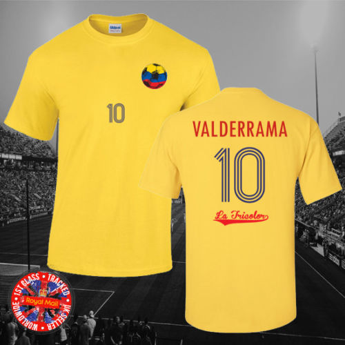 Carlos Valderrama Colombia Football T-shirt