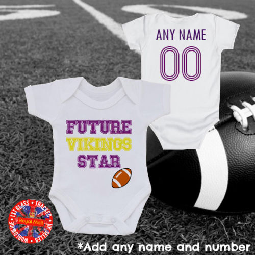 Future Vikings Star Personalised Bodysuit