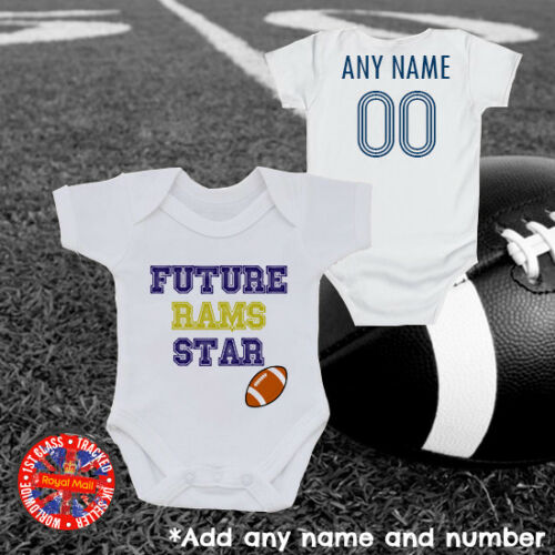 Future Rams Star Personalised Bodysuit