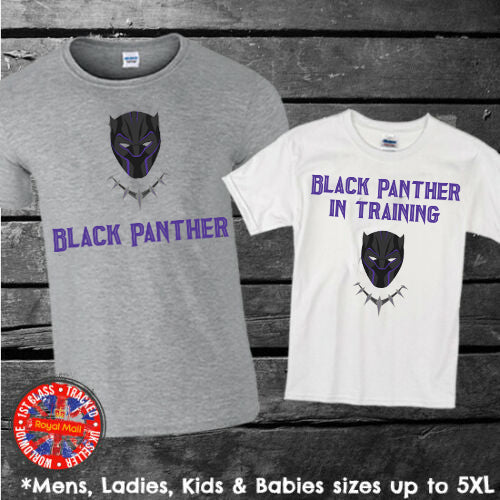 Black Panther Matching T-shirt Set