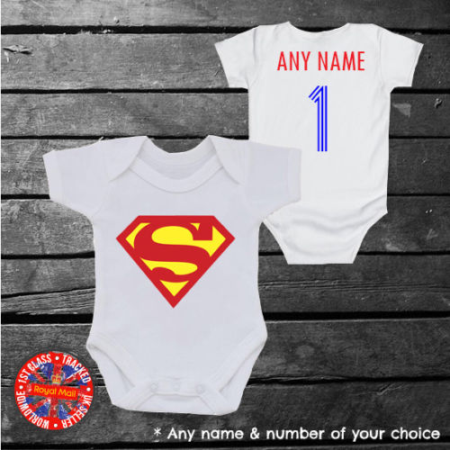 Superman Personalised Bodysuit