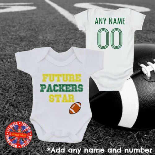 Future Packers Star Personalised Bodysuit